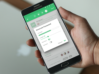 Generate Password android app generate interaction design interface password ui user experience user interface ux