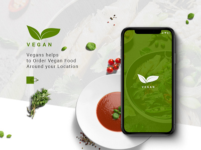 Vegan App Design delivery app food food and beverage food app food app ui minimal mobile mobile app mobile ui order order food ui ux ux ui vegan