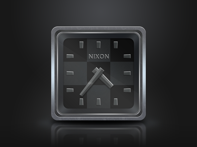 Nixon Watch Icon clock icon illustration nixon stainless steel watch wlebovics