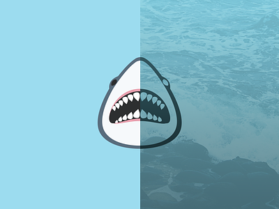 Shark Logo branding identity logo mark pick shark symbol wlebovics