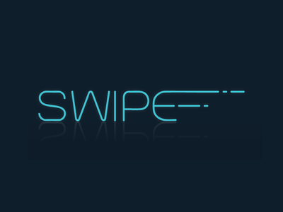 Swipe branding icon identity lettering logo mark swipe type typography wlebovics