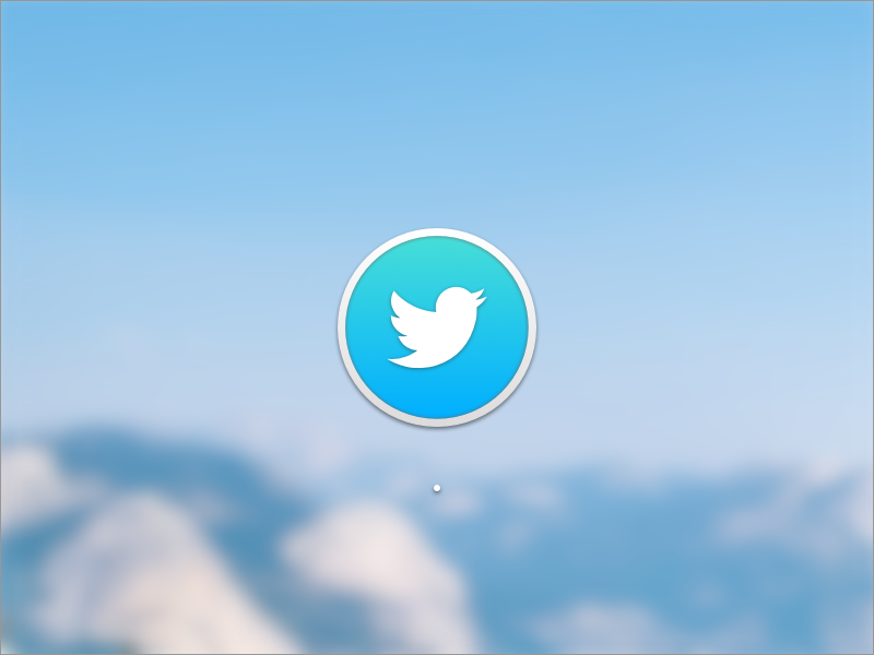 Twitter icon for machine