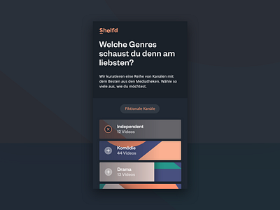 Shelfd – Onboarding cards movies onboarding picker