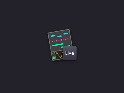 Ableton Live icon ableton cards daw icon illustration logo mac mac app vector