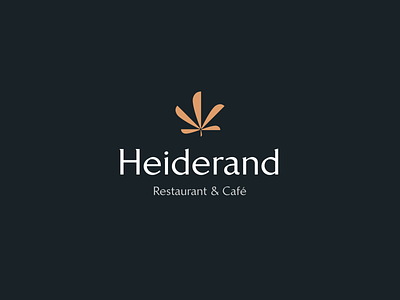 Heiderand Branding branding cafe chestnut elegant floral illustration logo plant restaurant restaurant branding typography vector wordmark