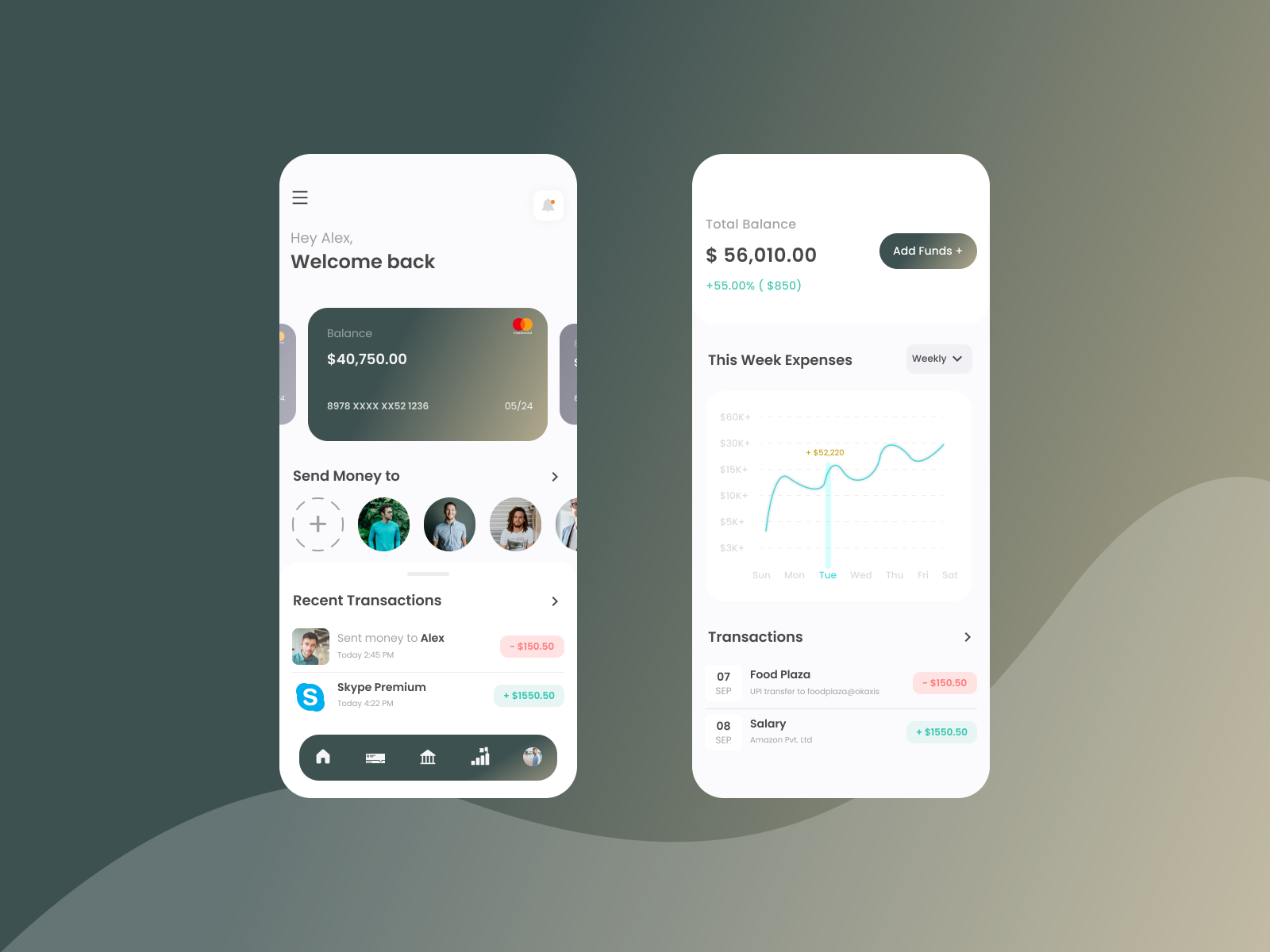 Banking App Landing Page by Elamaran R on Dribbble