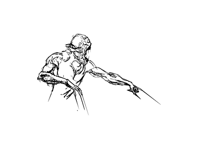 Terror human body illustration illustrator monster person sketch vector vold