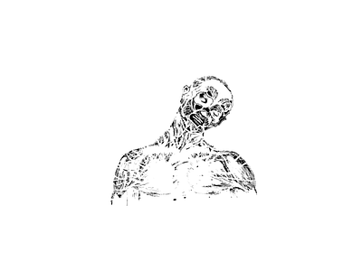 Splitting human body illustration illustrator person sketch vector vold