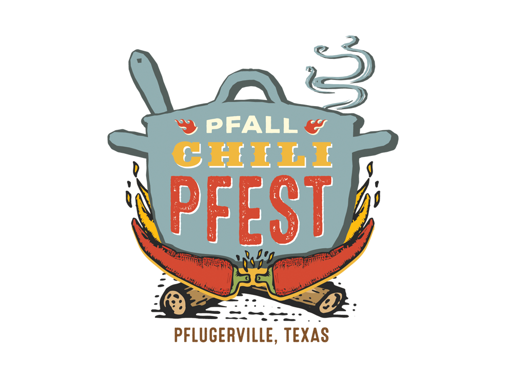 City of Pflugerville Chili Pfest Logo by Tony on Dribbble