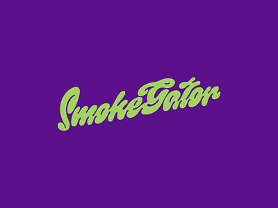 Smokegator branding design letter lettering lettermark letters logo logodesign logotype typography