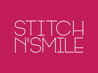 Stitch N'Smile branding code light identity logo