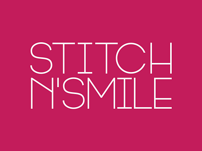 Stitch N'Smile branding code light identity logo