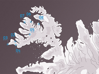 Mapping A Journey cartography graphic design iceland map metadata table of contents