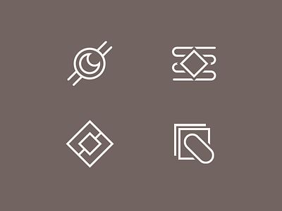 Website Icons abstract icons line