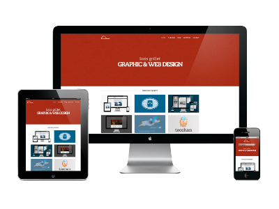 New website: live blog portfolio red responsive retina ui ux website wordprees