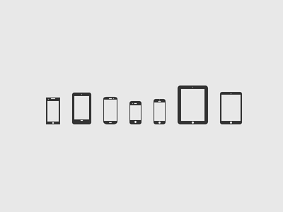 Mobile Devices Icons V 2.0 [PSD] freebie icon ipad ipad mini iphone 4 iphone 5 minimal mobile device nexus 7 nokia lumia psd ressource samsung galaxy siii smartphone tablet vector