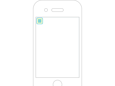 [Animated] Mobile navigation patterns animated animation gif illustration iphone mobile