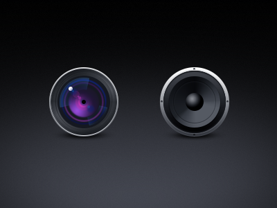 Camera Speaker camera icon speaker