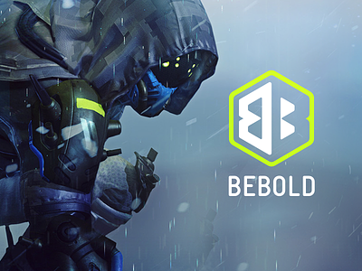 BeBold Logo Concept bold destiny gamer hexagon logo