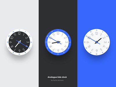 Kids analogue clock