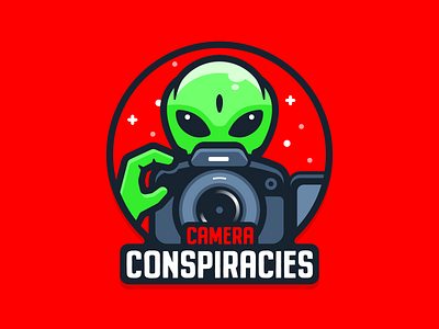 Camera conspiracies logo concept alien camera conspiracy gh5s icon lumix youtube channel youtube logo