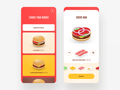 Burger builder app bacon builder burger burger app