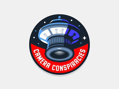 Camera conspiracies logo concept 2.0 alien camera camera icon conspiracy lumix panasonic ufo