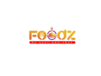 FOODZ brand branding chef design food graphic design logo typedesign
