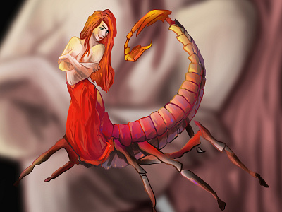 Scorpiones дизайн иллюстрация персонаж