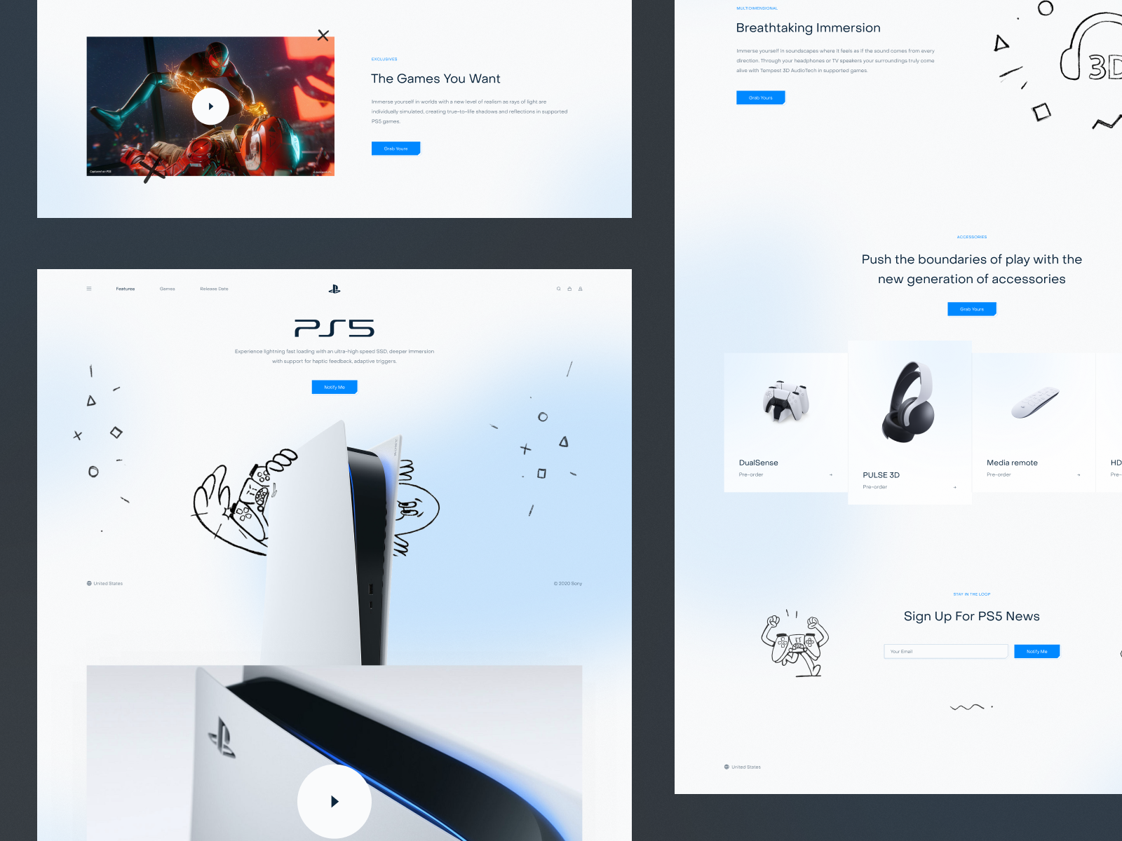 play station 5 website