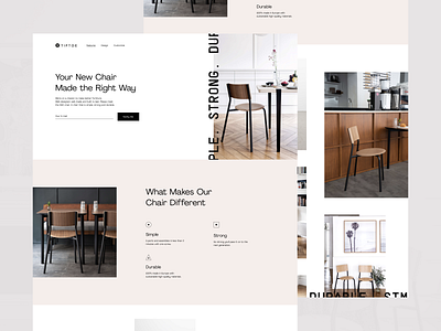 Promo Website for a Truly Good Chair bright colors chair clean data visualization experience experiment experimental future geometric minimal neat layout product promo website quality simple startup ui ux web design whitespace utilization zajno
