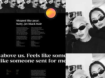 Promo Website for Anderson .Paak’s New LP — Visual Exploration bold typography brutal clean data visualization elegant experiment experimental grid mesh gradient music neat layout promo website simple stylish ui ux visual exploration web design zajno