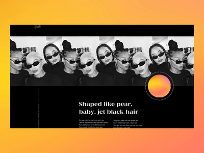 Promo Website Animation for Anderson. Paak’s New LP animated website animation bold typography brutal clean data visualization elegant experiment experimental grid mesh gradient micro animation music neat layout page scroll simple ui ux visual exploration web design zajno