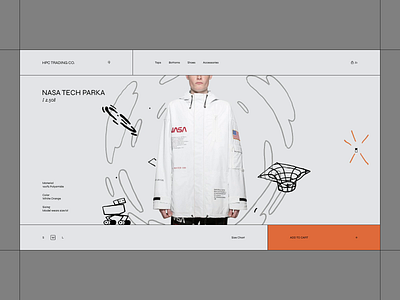Promo Website for High Fashion Store: Product Page animated doodle animation art brand branding clean flat high fashion illustration interface light switch minimal mode product promo website typography ui ux vector web design zajno