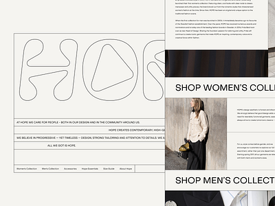 Website Design for High-Quality Fashion Brand