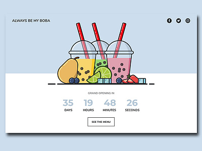 Daily UI 014: Countdown Timer