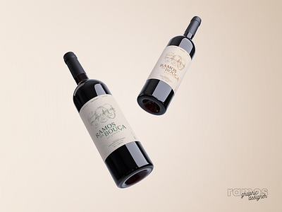 Wine Label | Ramos da Bouça content design graphicdesign illustration label packaging labeldesign wine label