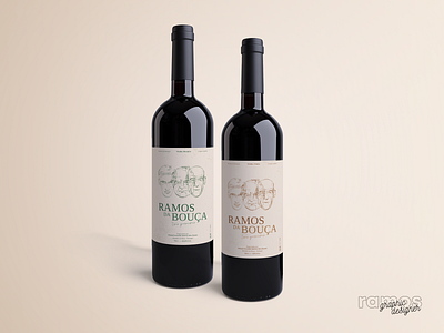 Wine Label | Ramos da Bouça content design graphicdesign illustration label design label packaging wine label