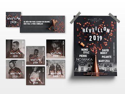 Poster | Réveillon 2019 3d art design digital art graphicdesign party poster poster art