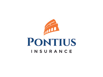 Pontius - Logo branding design flat logo vector