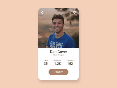 Daily UI - #6 User Profile