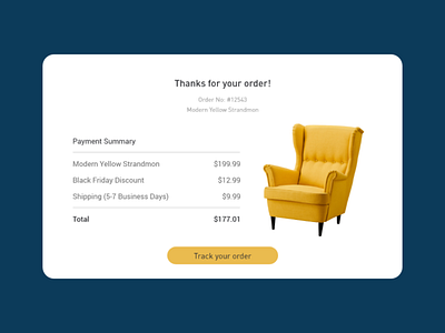 Daily UI - #17 Email Receipt