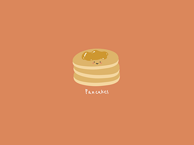 Illustration: breakfast time- pancakes illustration procreate