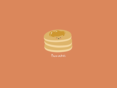 Illustration: breakfast time- pancakes