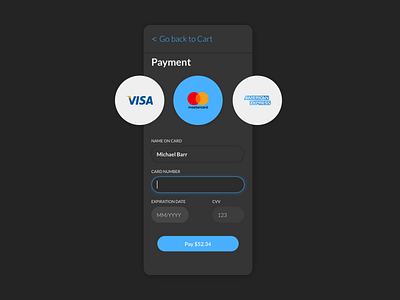 Payment Concept credit card design mobile payment ui ux ux design