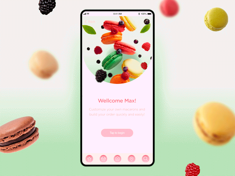 Sweetish / Flavor animation app candies candy concept design dynamic experimental flavor macaron mobile site sweet ui uidesign uiux welcome