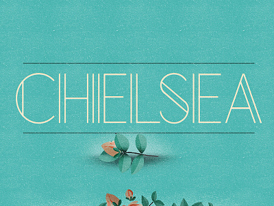 Chelsea (Free Font) alphabet color colour experimental font free graphic illustration letters typography