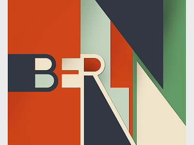 Berlin (Free Font Family) alphabet color colour experimental font free graphic illustration letters type typography