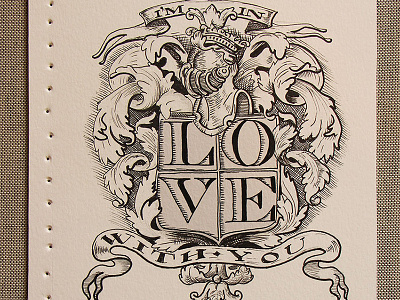 The Love Booklet experimental graphic handmade illustration lettering type typography