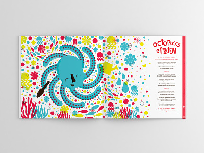 All Together Now | Octopus's Garden album art childrens book design fish garden illustration kid lit art ocean octopus octopuss garden picture book the beatles under the sea vector